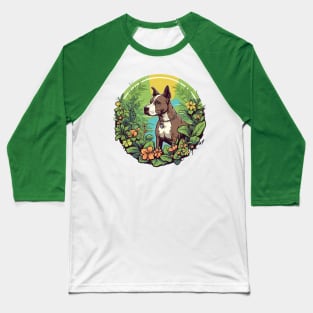 Garden Explorer Amstaff: Nature's Companion Baseball T-Shirt